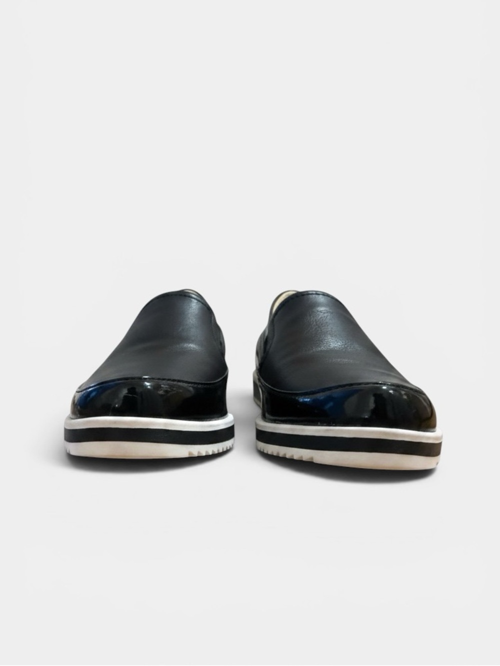 Naturalizer Rome Slip-On Loafers Black White Platform Comfort Shoes Size 6.5 NWT - Picture 5 of 8